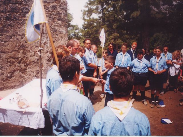 primo campo estivo di Reparto - cerimonia della Promessa